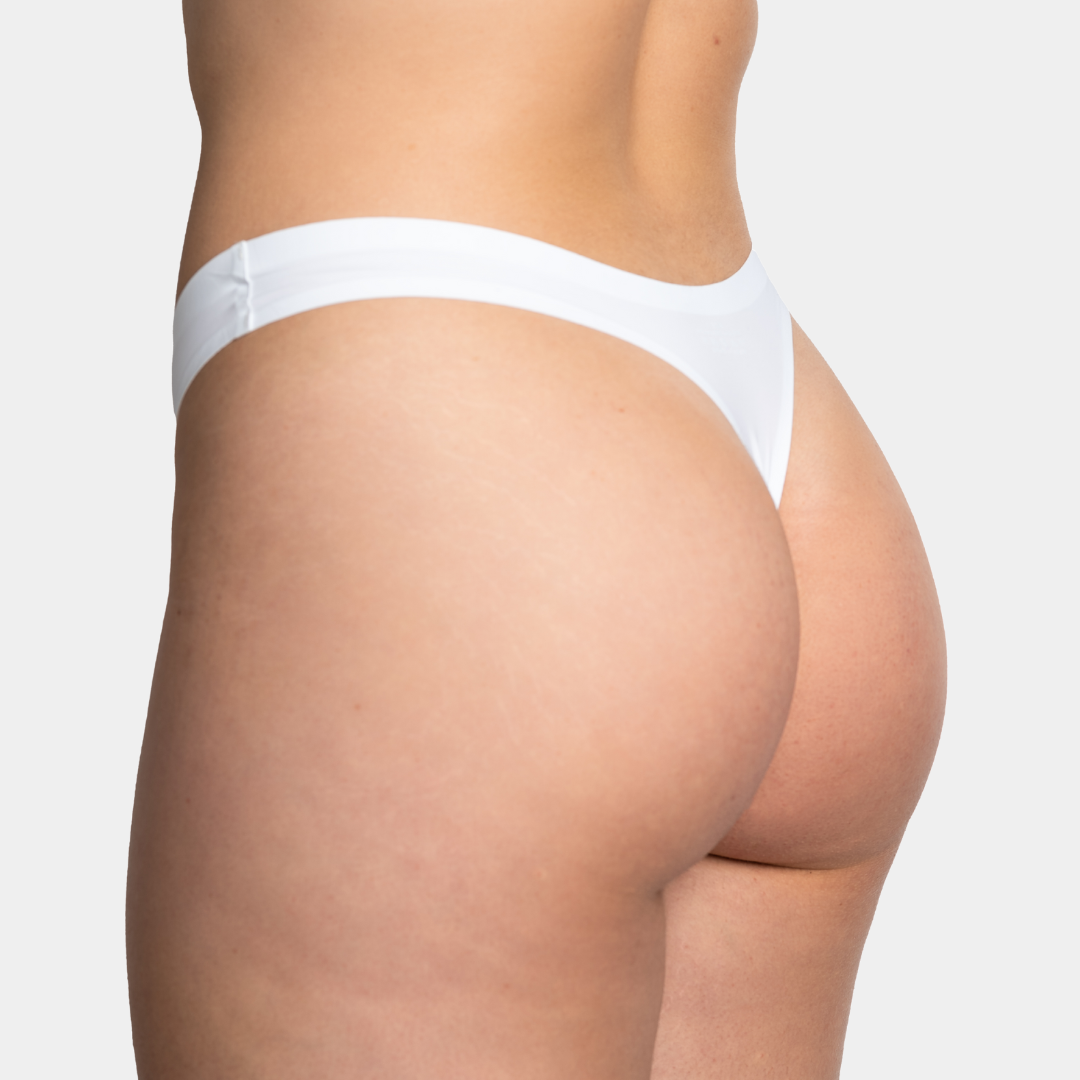 Naturlig Atlet - Seamless thong - Hvid