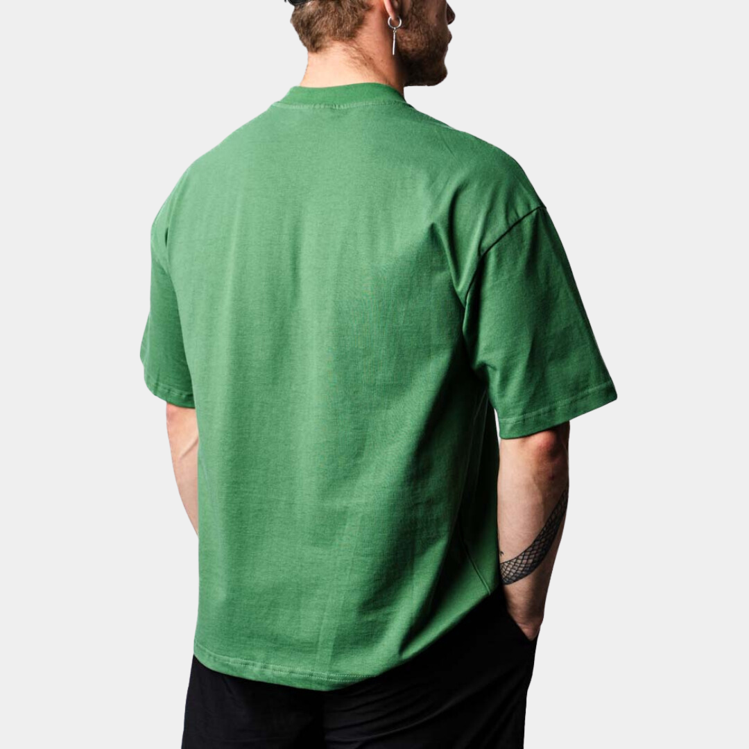 Naturlig Atlet - Oversized - T-shirt - Grøn