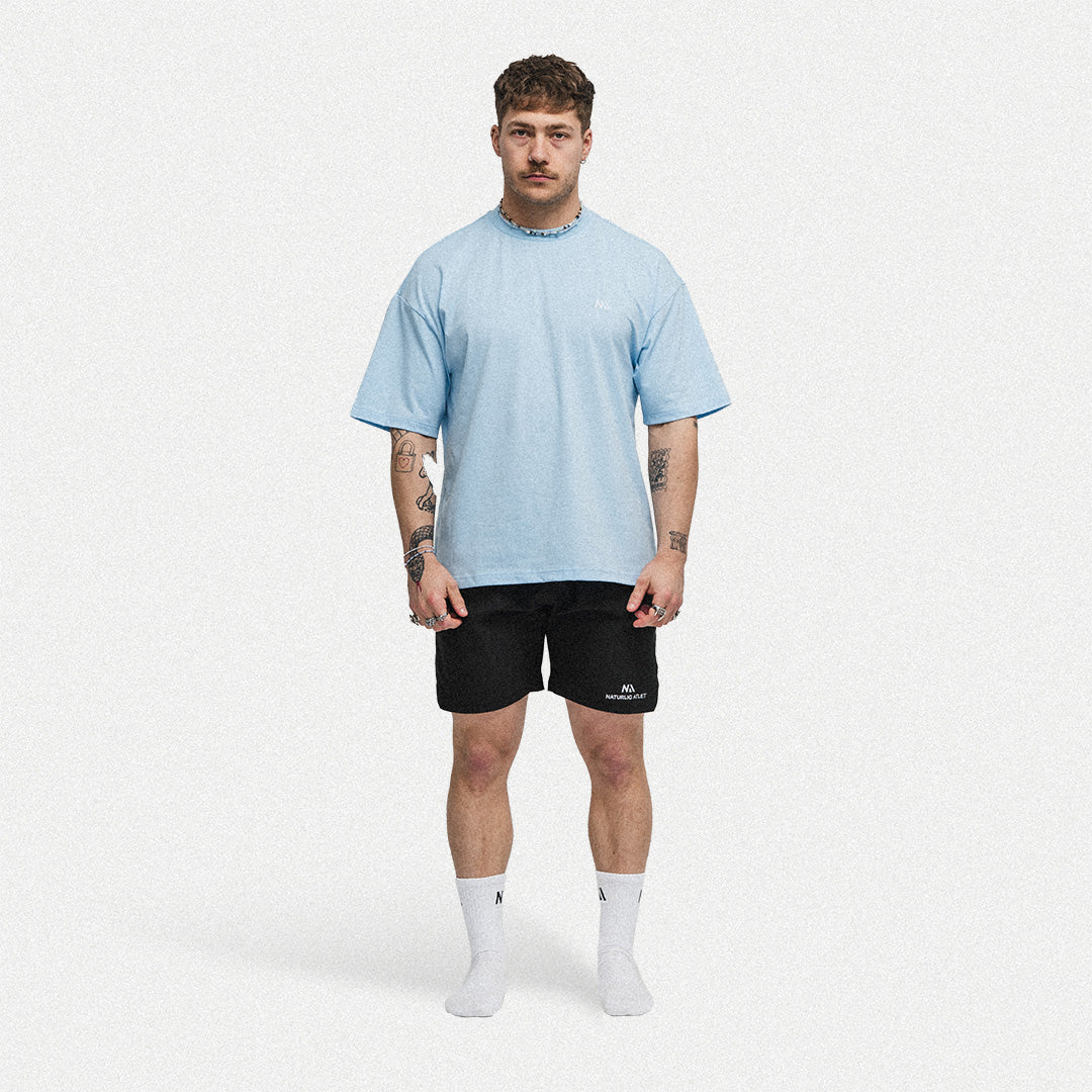 Oversized Lightweight T-shirt - Light Blue fra Naturlig Atlet