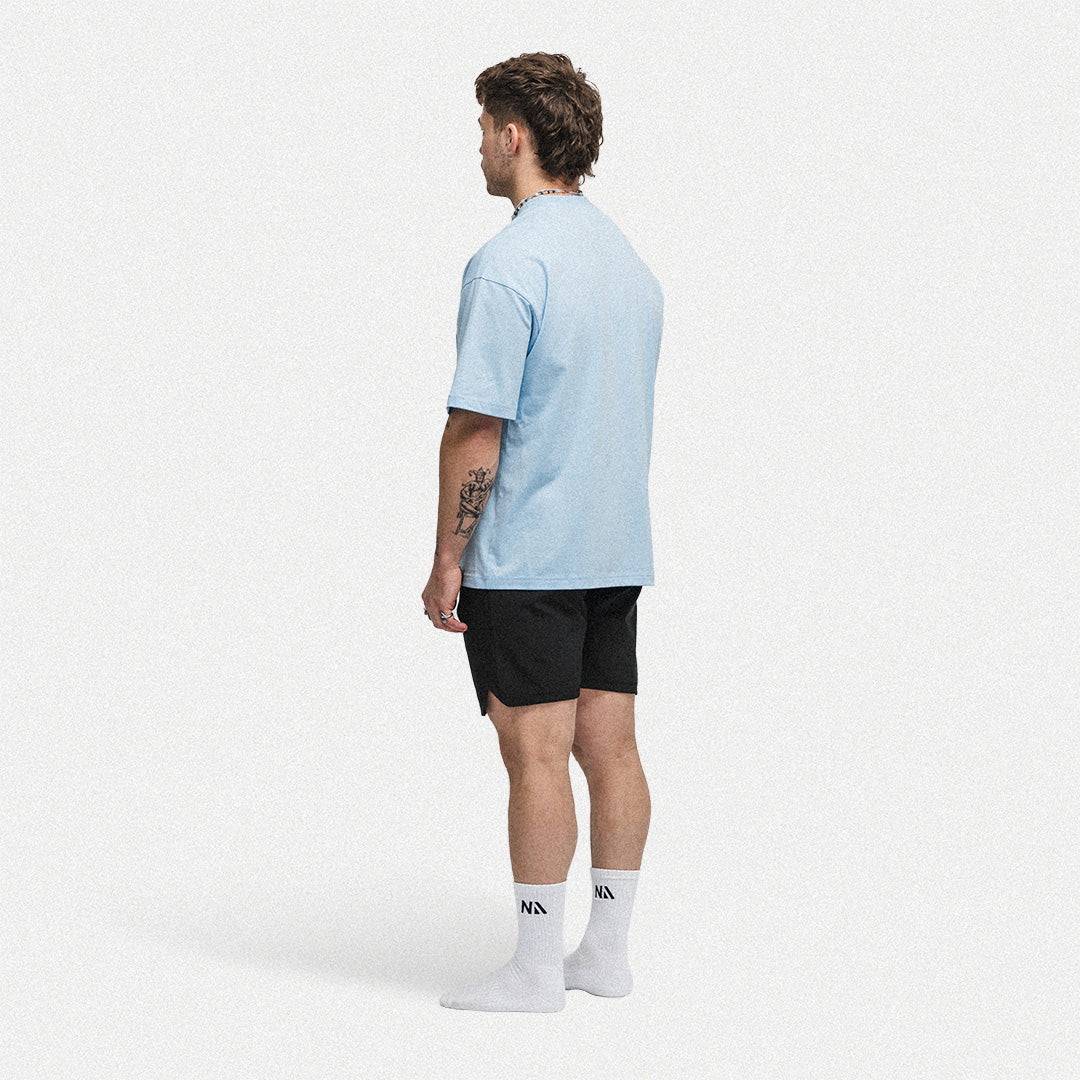 Oversized Lightweight T-shirt - Light Blue fra Naturlig Atlet