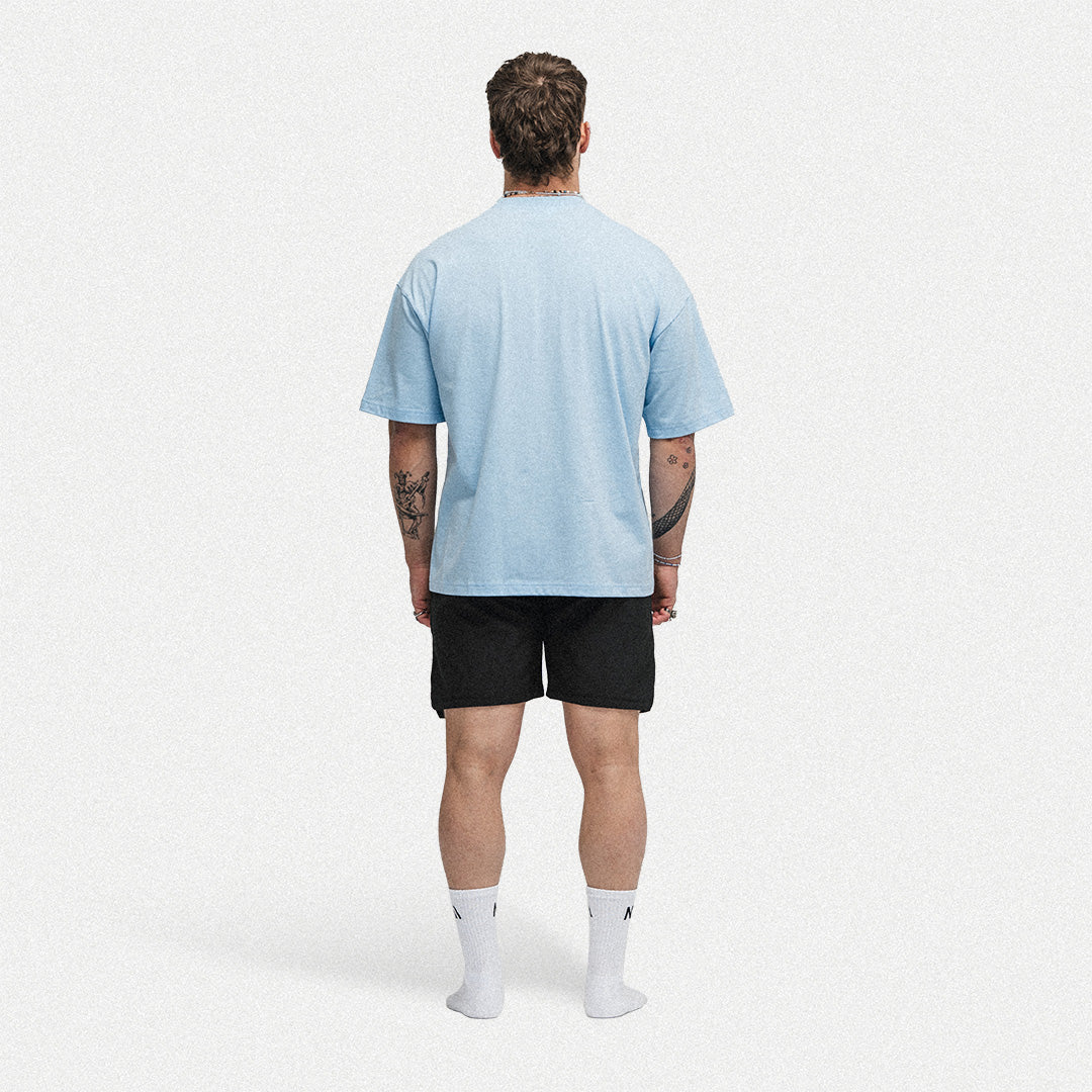 Oversized Lightweight T-shirt - Light Blue fra Naturlig Atlet