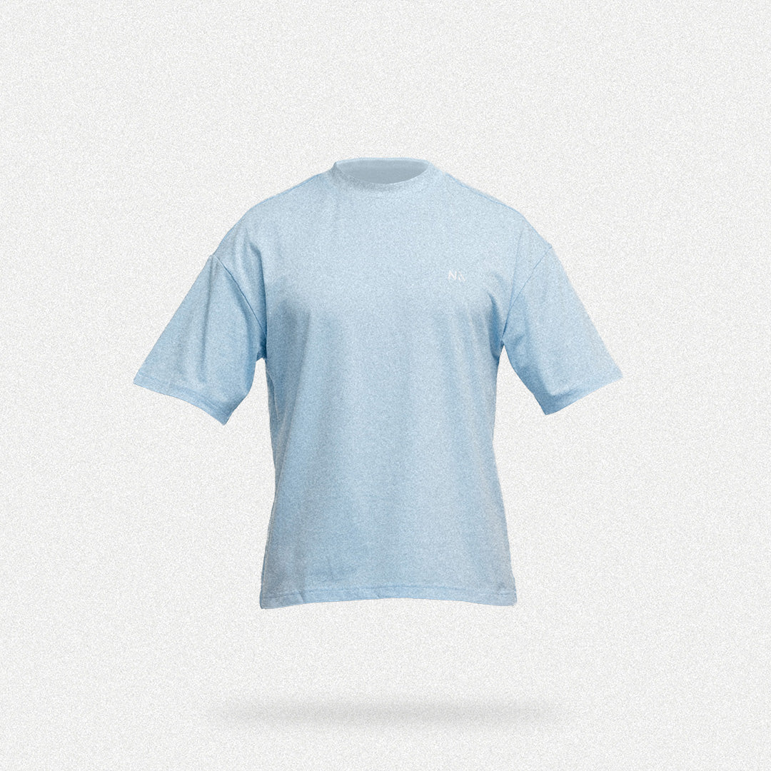 Oversized Lightweight T-shirt - Light Blue fra Naturlig Atlet