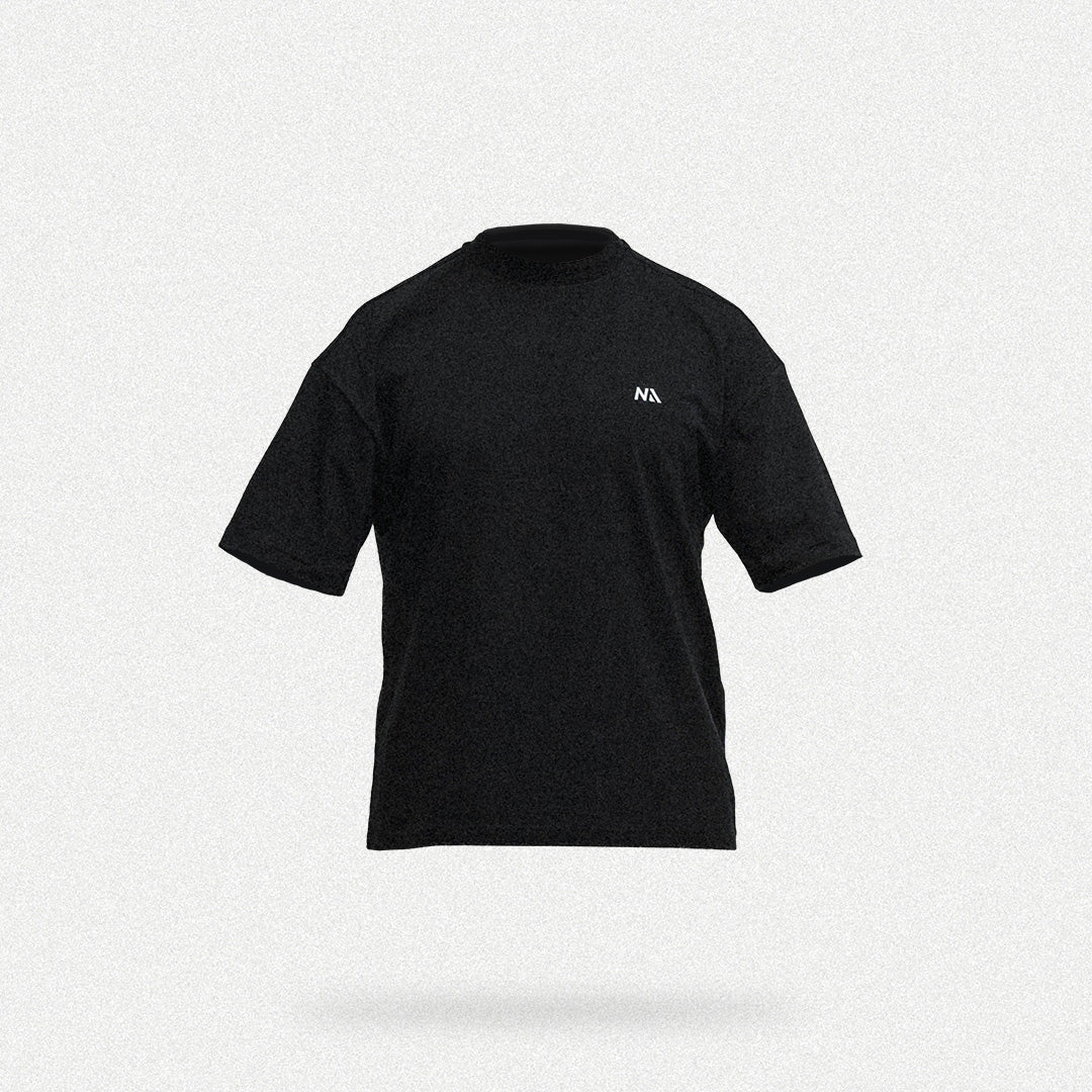 Oversized Lightweight - T-shirt - Black
