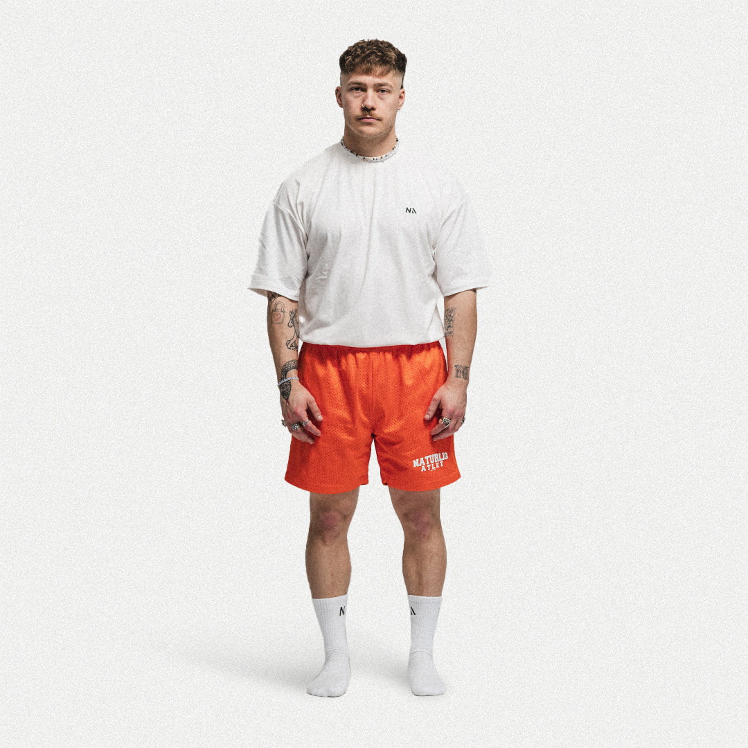 Mesh Shorts - Orange