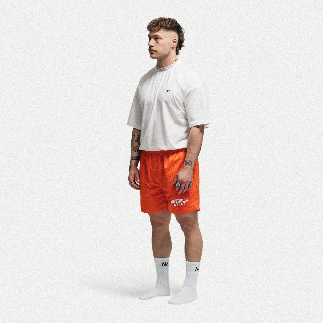 Mesh Shorts - Orange