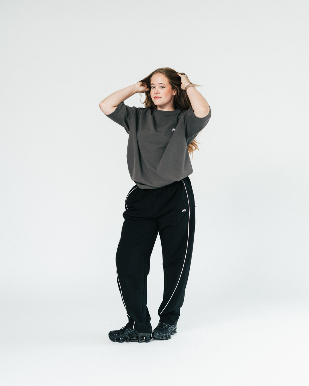 Oversized - T-shirt - Space Grey