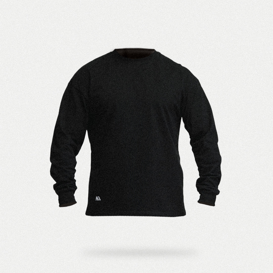 Oversized Long Sleeve - Black