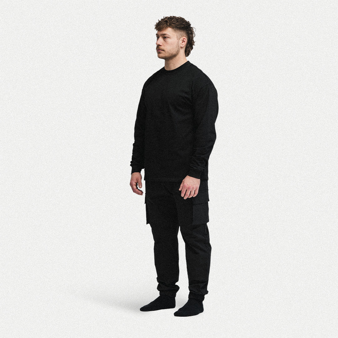 Oversized Long Sleeve - Black