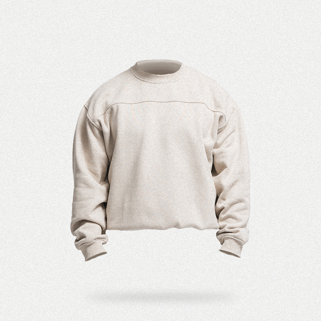 Oversized Sweatshirt - Sand