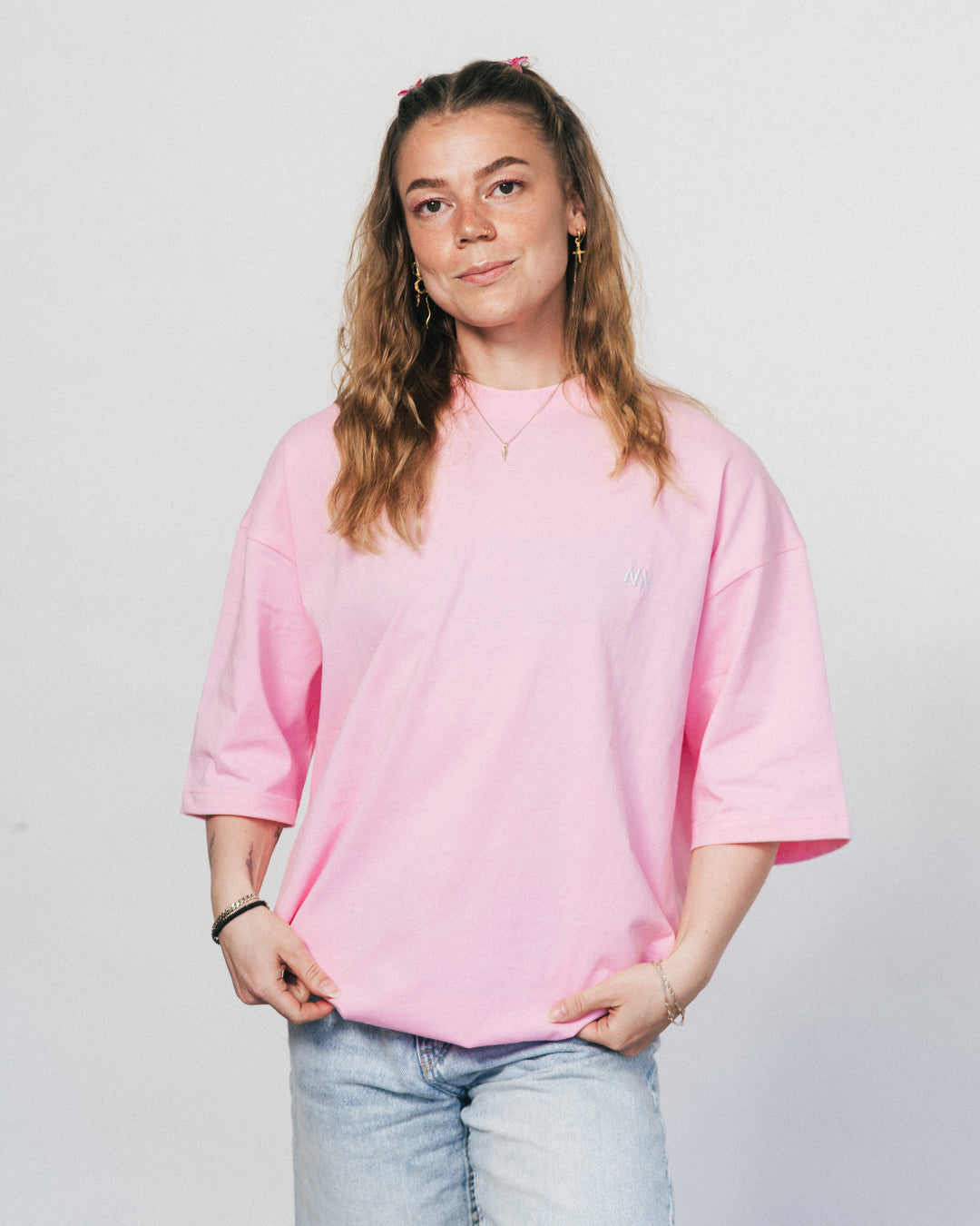 Oversized - T-shirt - Bubblegum