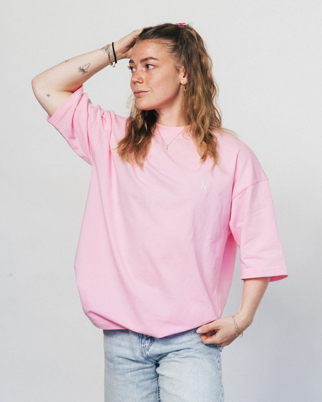 Oversized - T-shirt - Bubblegum
