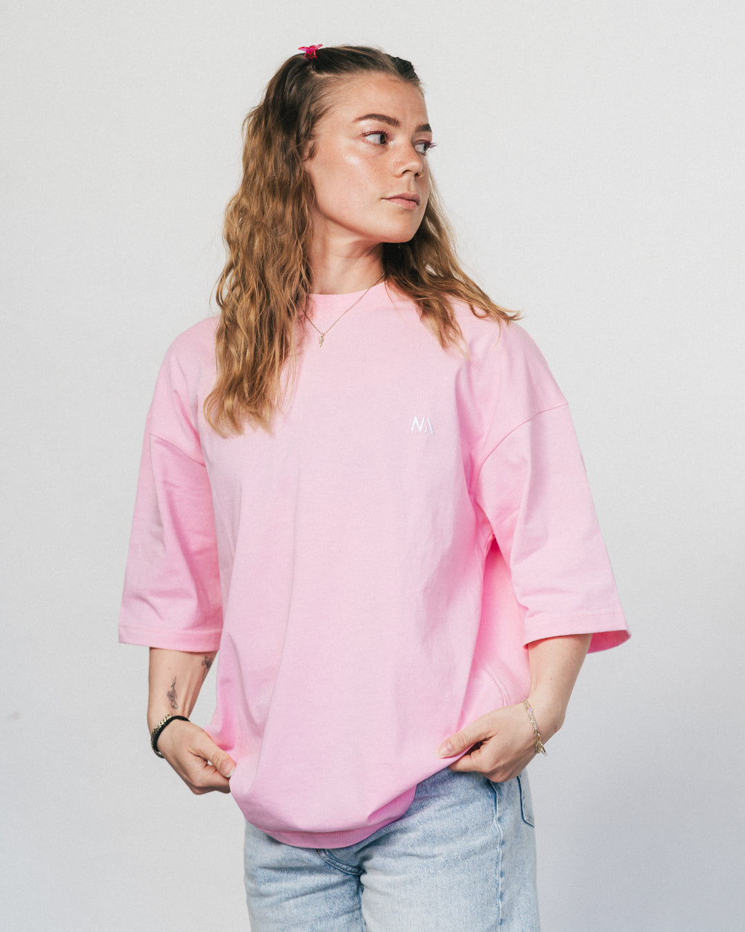 Oversized - T-shirt - Bubblegum