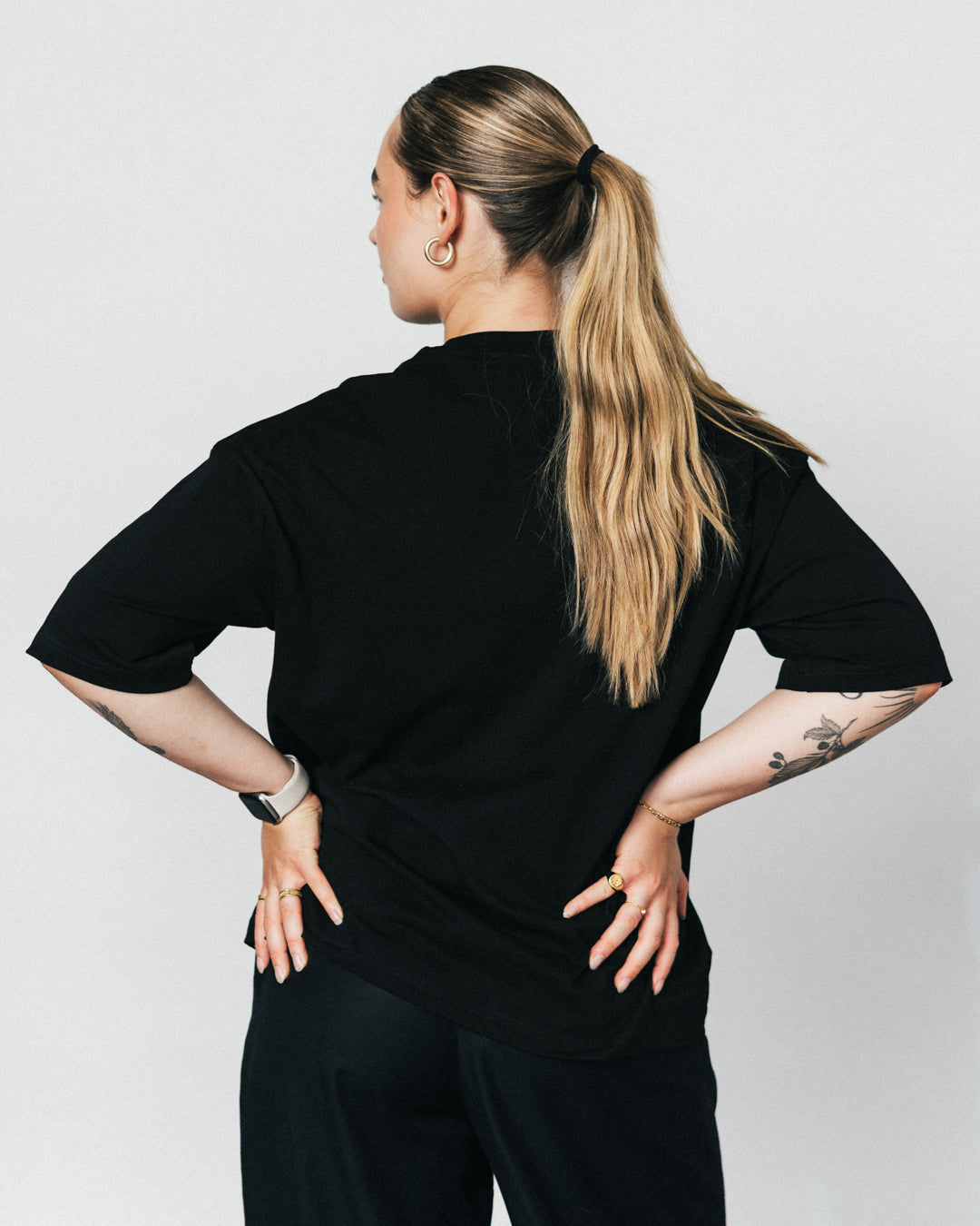 Oversized - T-shirt - Black