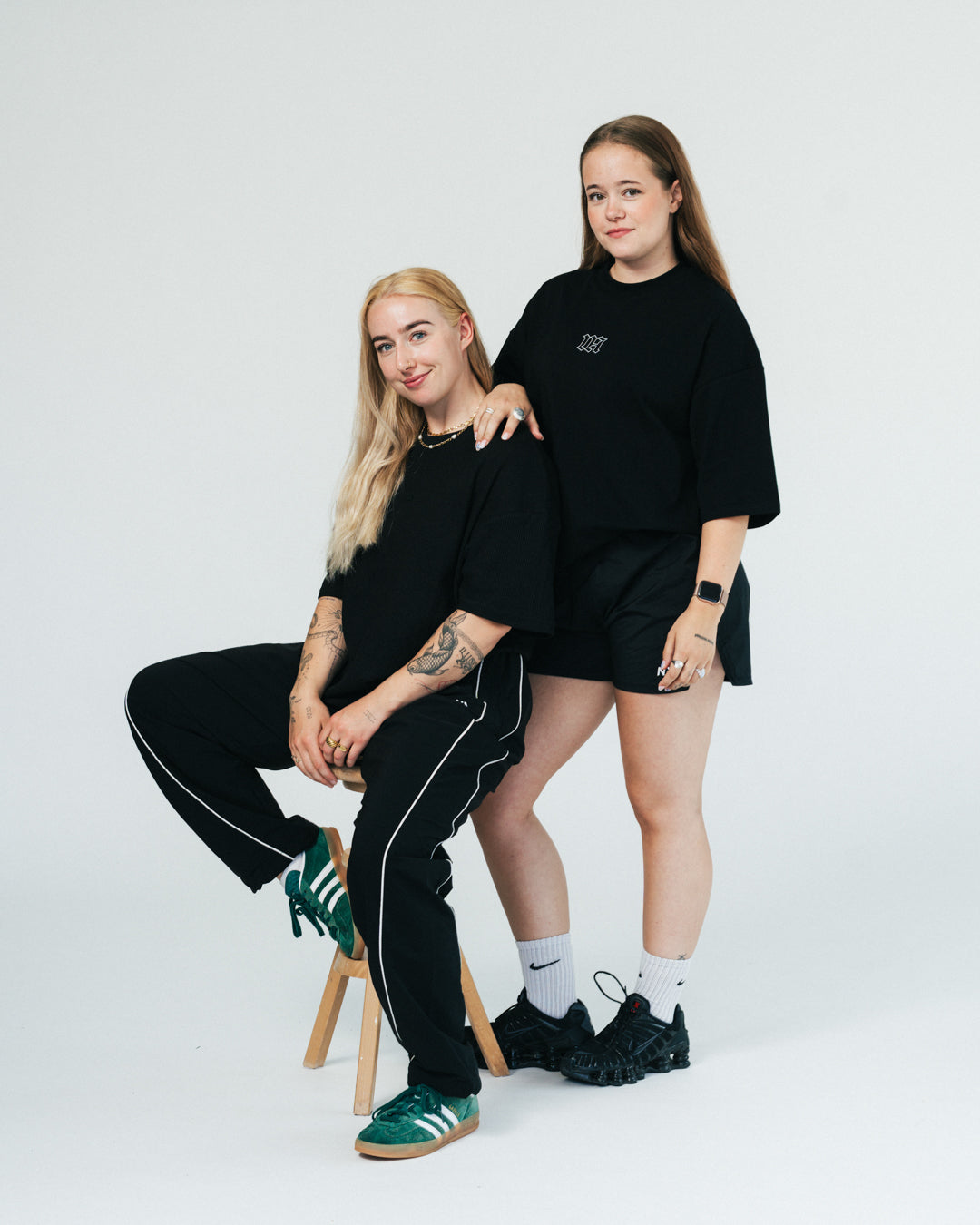 Waffle - T-shirt - Black