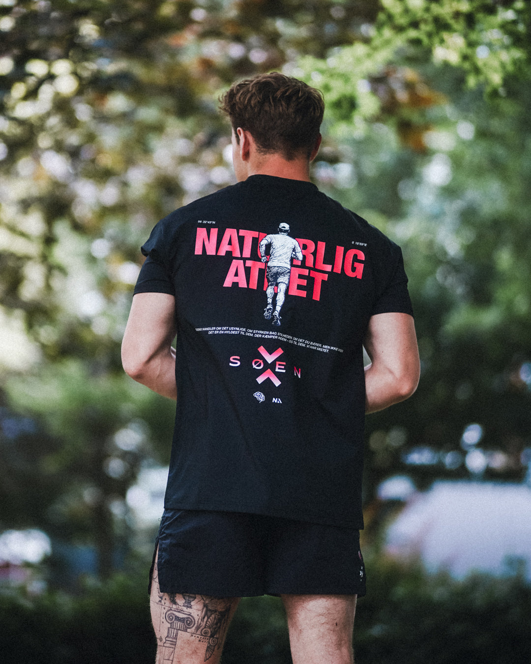 Running - T-shirt - Black - NA x Søenx