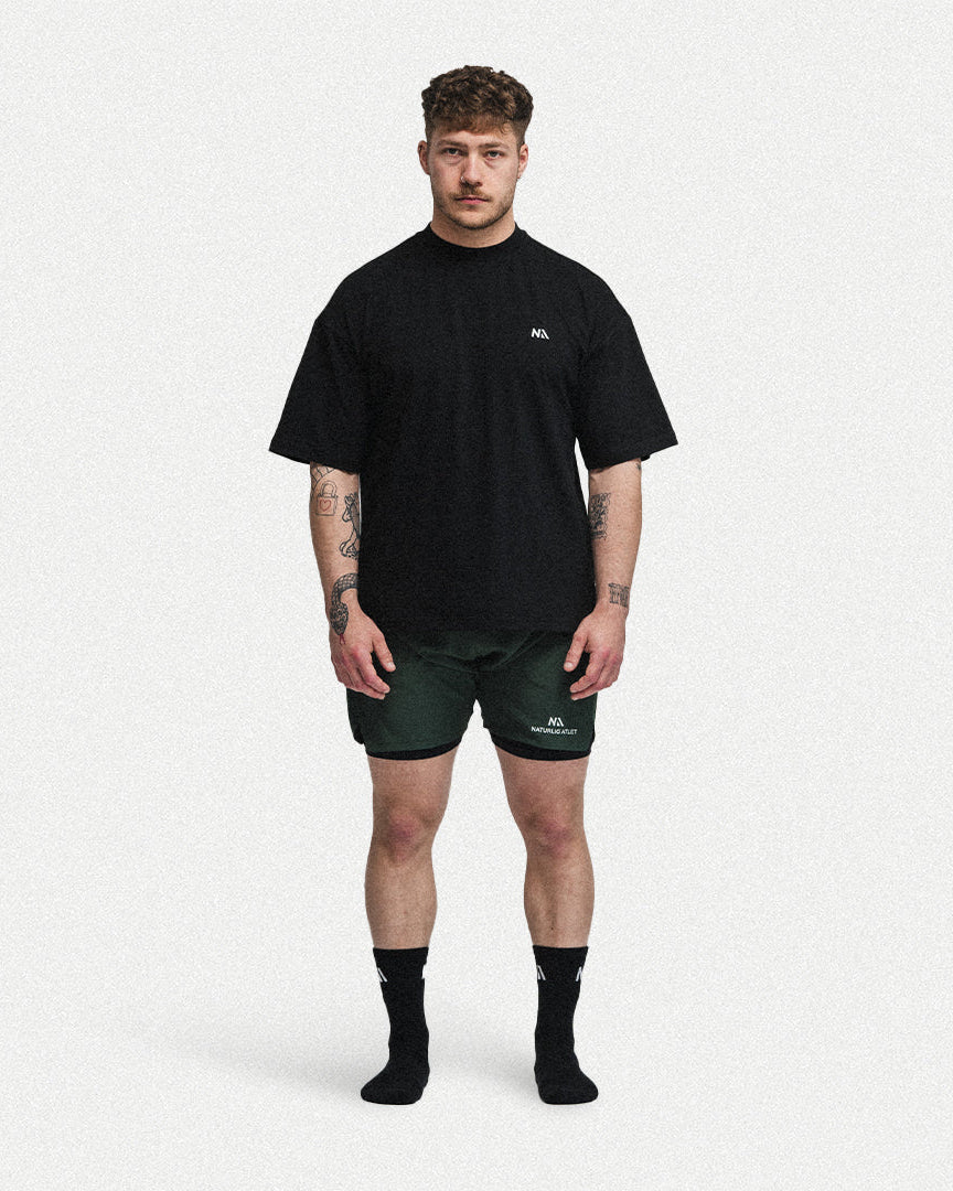 2 in 1 performance shorts fra Naturlig Atlet