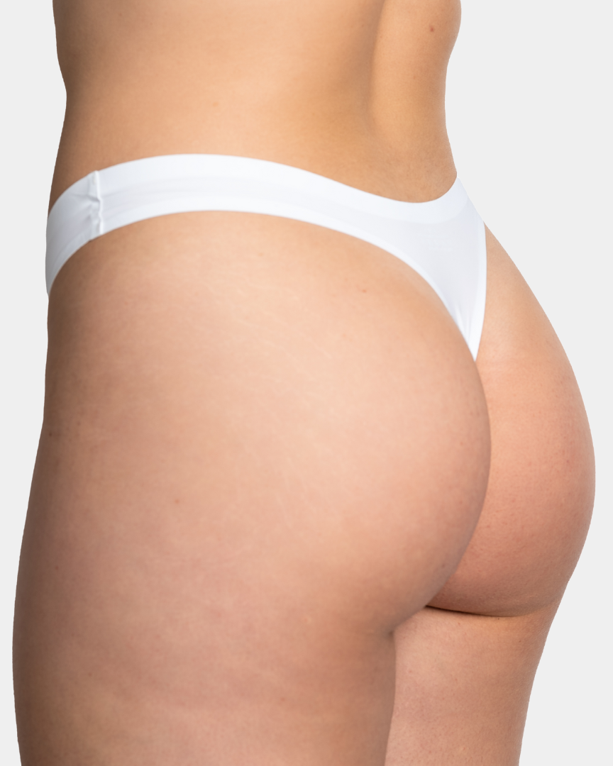 Naturlig Atlet - Seamless thong - Hvid