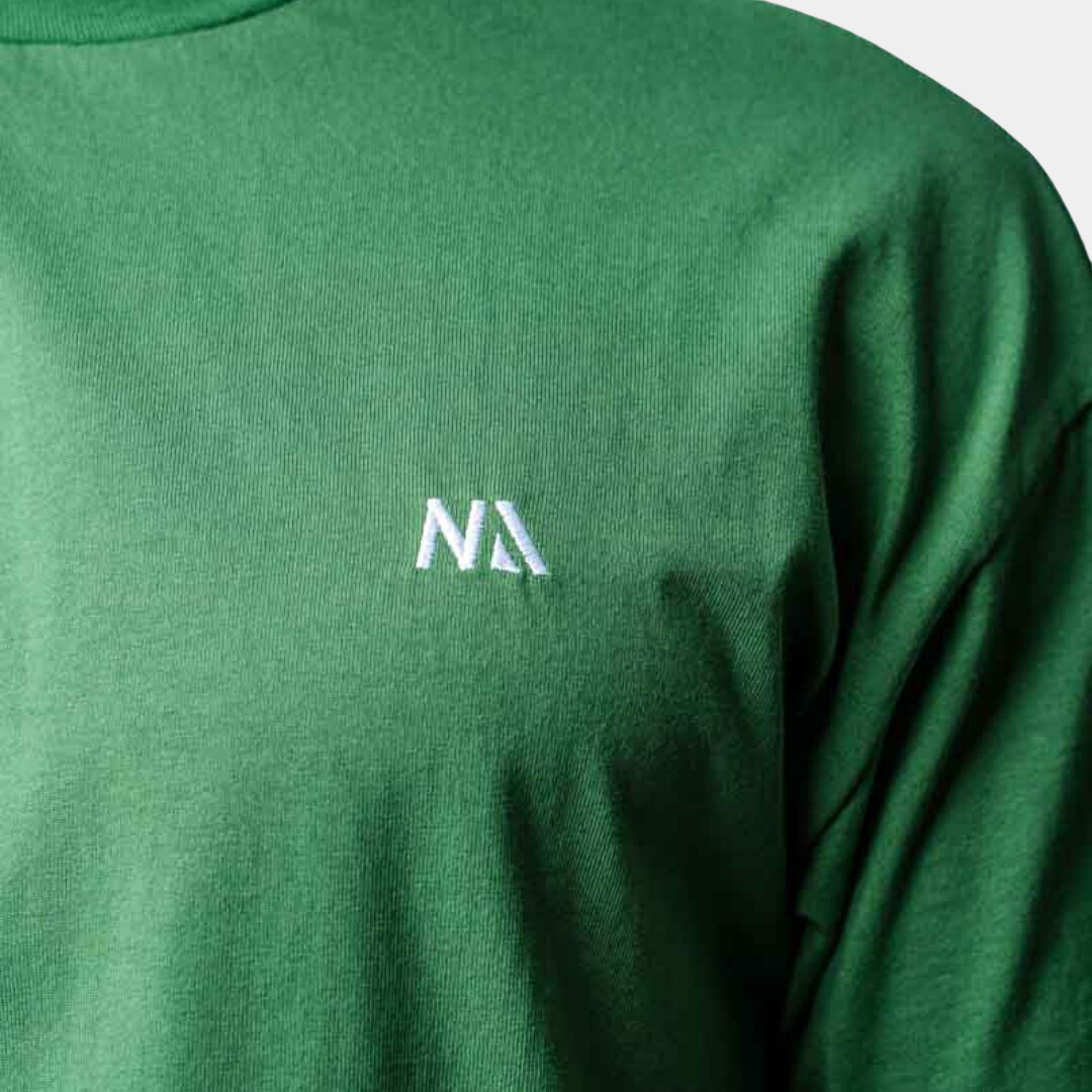Naturlig Atlet - Oversized - T-shirt - Grøn