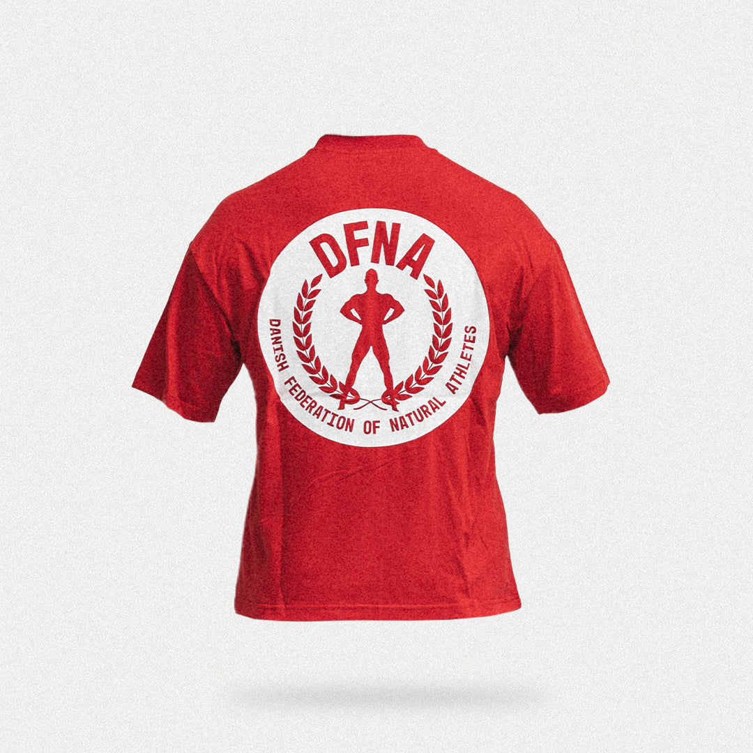 DFNA X NA – Übergroßes, leichtes T-Shirt – Rot