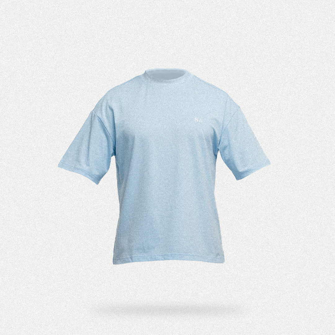 Oversized Lightweight - T-shirt - Light Blue