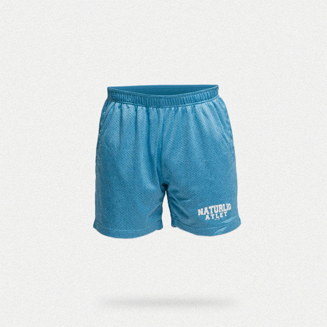Mesh-Shorts – Hellblau