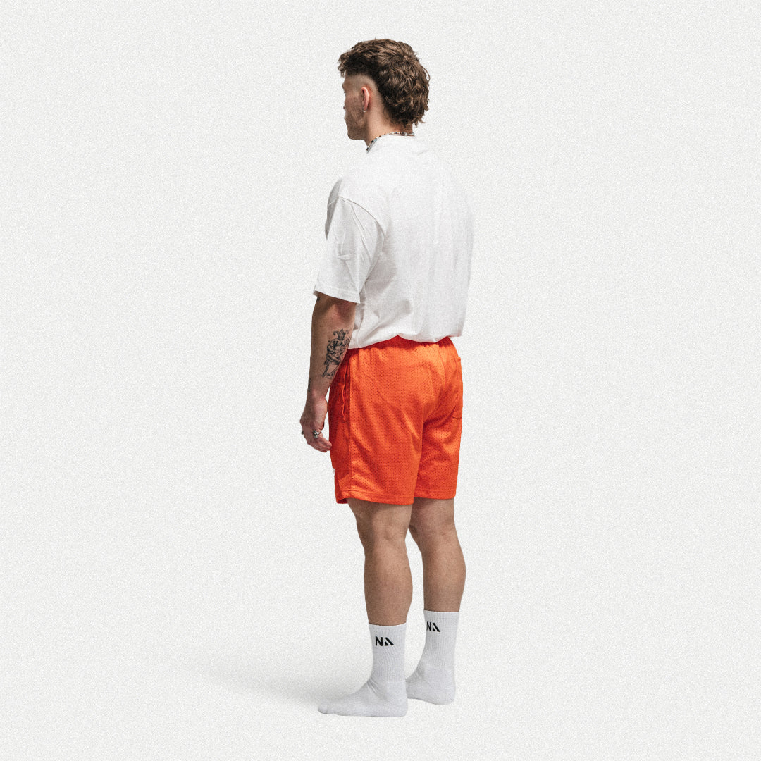 Mesh Shorts - Orange