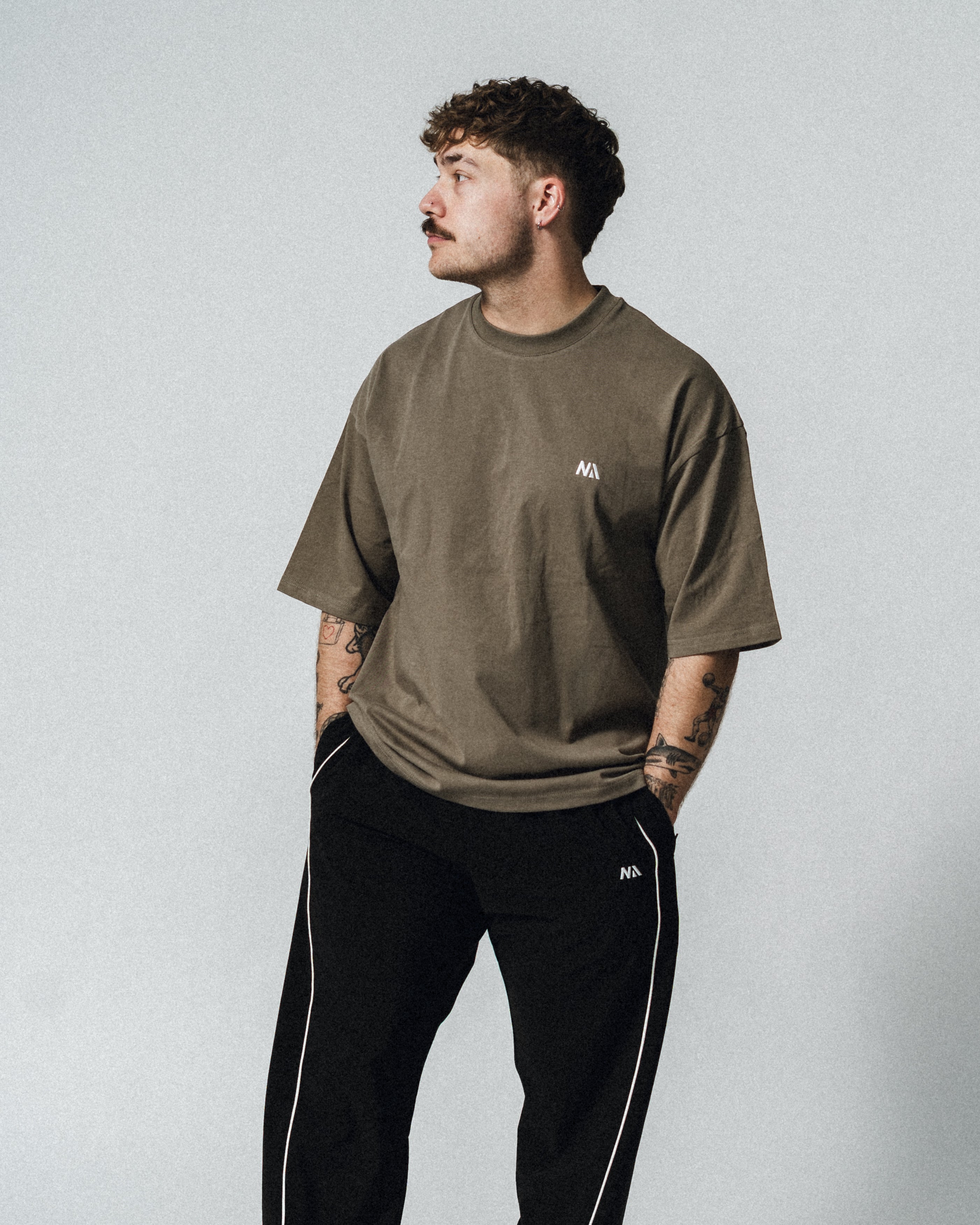 Oversized - T -Shirt - Sage