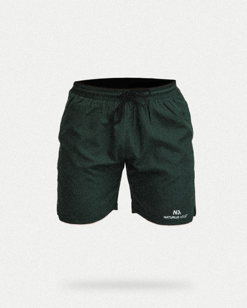 Performance - Shorts V.2 - BOTTLE GREEN fra Naturlig Atlet
