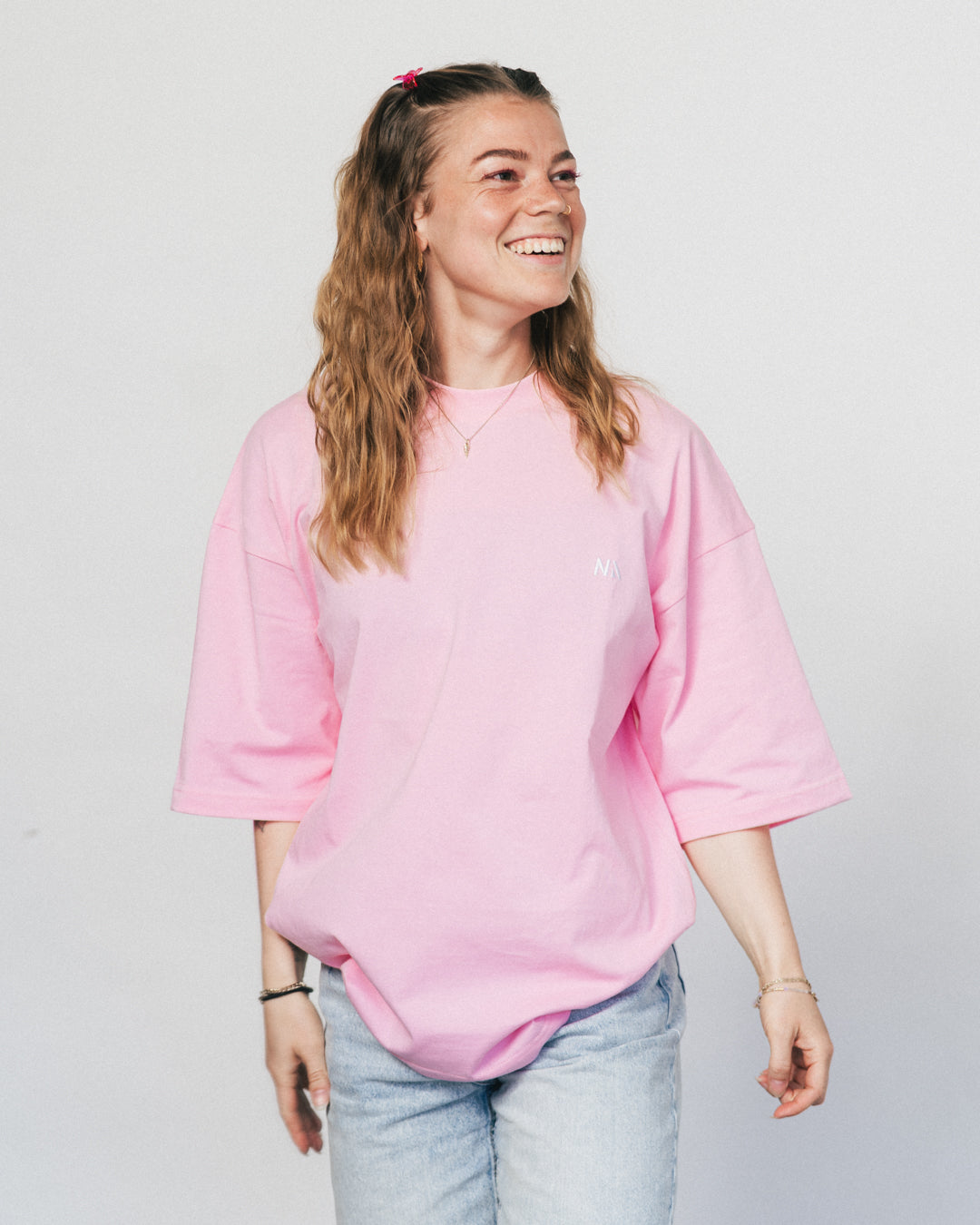 Oversized - T-shirt - Bubblegum