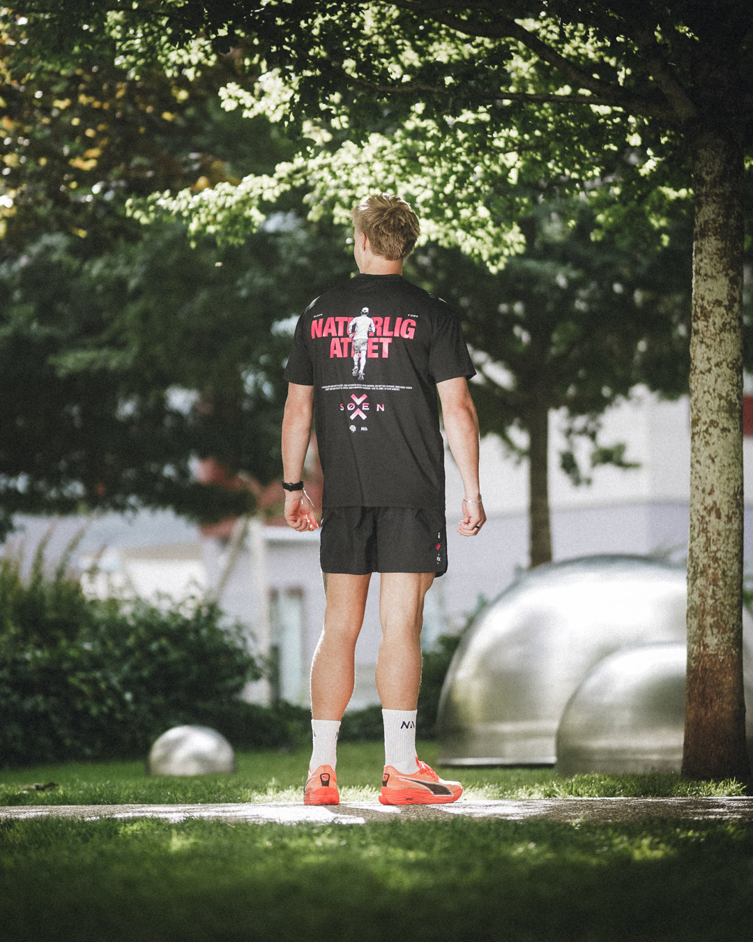 Running - T-shirt - Black - NA x Søenx